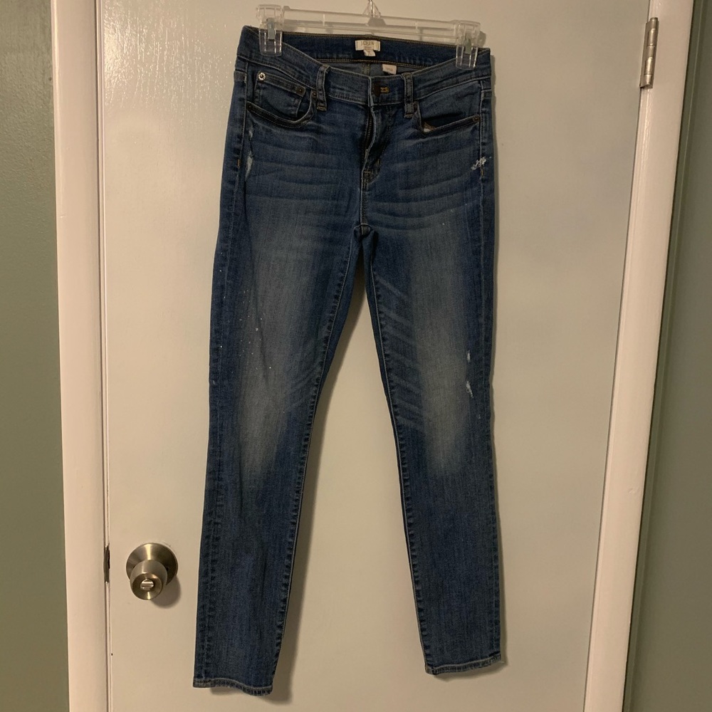 J. Crew Distressed Skinny Jeans